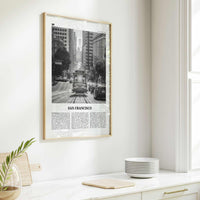 San Francisco Print Black and White No 2, San Francisco Wall Art, San Francisco Poster, San Francisco Photo, California, USA, United States
