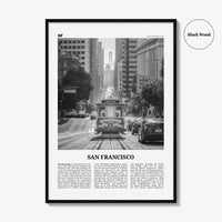 San Francisco Print Black and White No 2, San Francisco Wall Art, San Francisco Poster, San Francisco Photo, California, USA, United States
