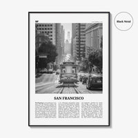San Francisco Print Black and White No 2, San Francisco Wall Art, San Francisco Poster, San Francisco Photo, California, USA, United States