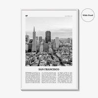 San Francisco Print Black and White No 3, San Francisco Wall Art, San Francisco Poster, San Francisco Photo, California, USA