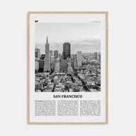 San Francisco Travel B&W No 3 Poster