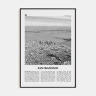 San Francisco Travel B&W No 4 Poster