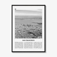 San Francisco Print Black and White No 4, San Francisco Wall Art, San Francisco Poster, San Francisco Photo, California, USA, United States