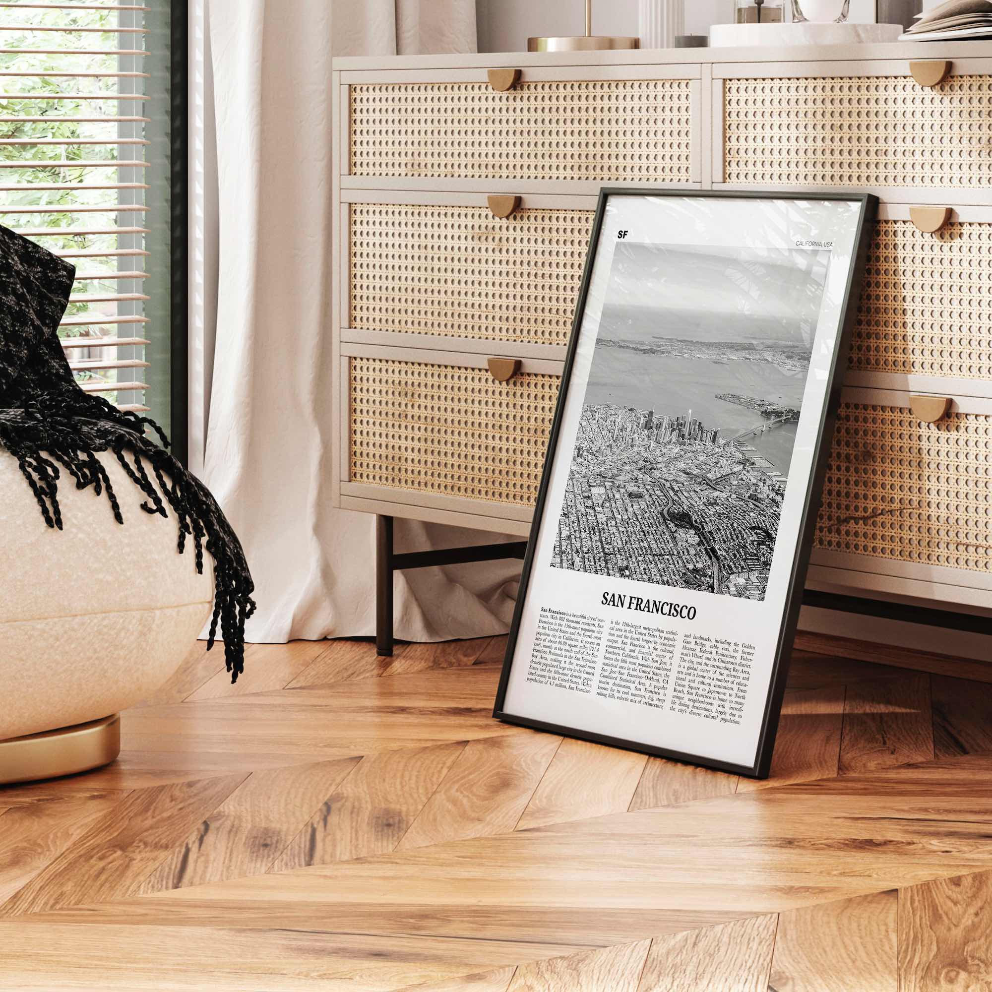 San Francisco Print Black and White No 4, San Francisco Wall Art, San Francisco Poster, San Francisco Photo, California, USA, United States