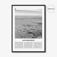 San Francisco Print Black and White No 4, San Francisco Wall Art, San Francisco Poster, San Francisco Photo, California, USA, United States