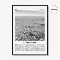 San Francisco Print Black and White No 4, San Francisco Wall Art, San Francisco Poster, San Francisco Photo, California, USA, United States
