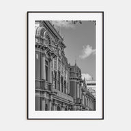 San José, Costa Rica Photo B&W Poster