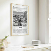 San Jose Print Black and White Costa Rica, San Jose Wall Art, San Jose Poster, San Jose Photo, San Jose Wall Décor, Costa Rica