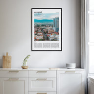 San José, Costa Rica Travel Color Poster