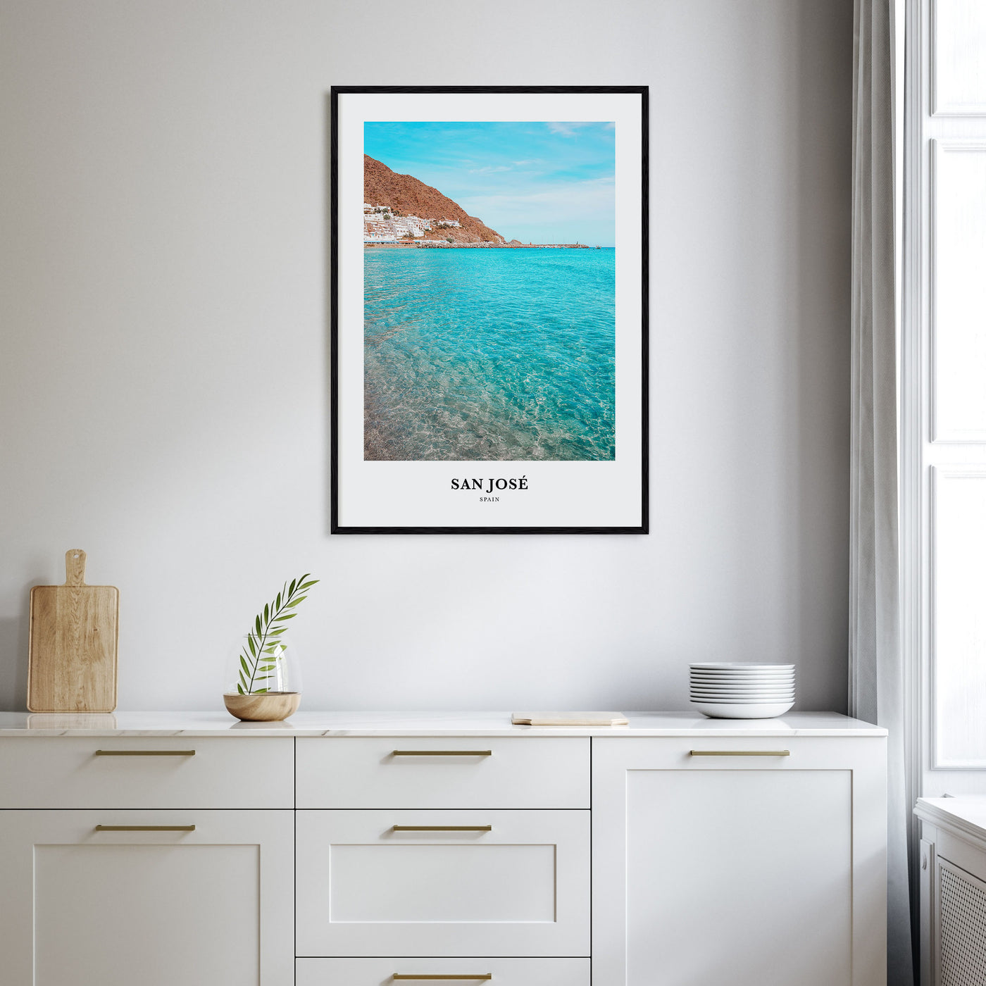 San José, Spain Portrait Color Poster