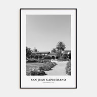 San Juan Capistrano Portrait B&W Poster