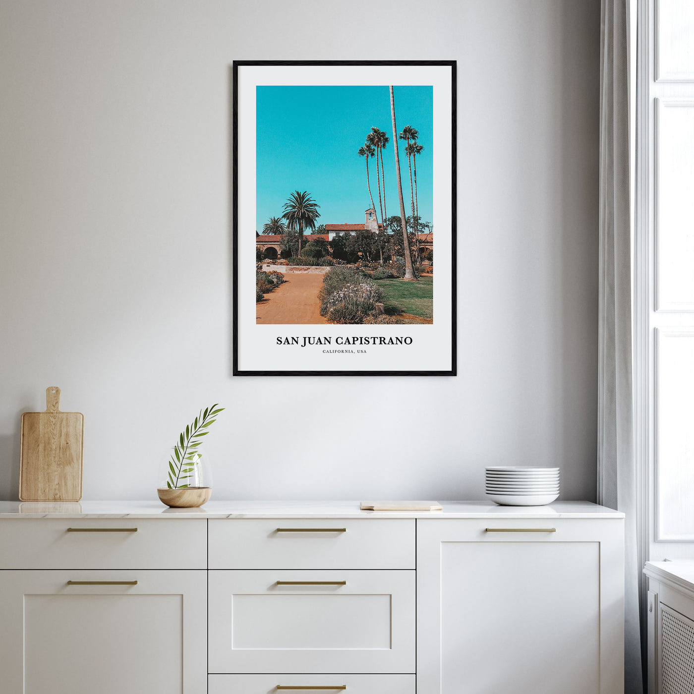 San Juan Capistrano Portrait Color Poster