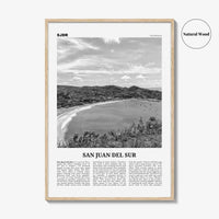 San Juan del Sur Print Black and White, San Juan del Sur Wall Art, San Juan del Sur Poster, San Juan del Sur Photo, Nicaragua