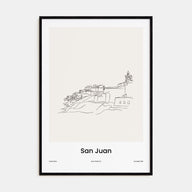 San Juan Drawn Poster