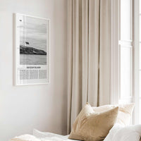 San Juan Islands Print Black and White, San Juan Islands Wall Art, San Juan Islands Poster, San Juan Islands Photo, Washington, USA