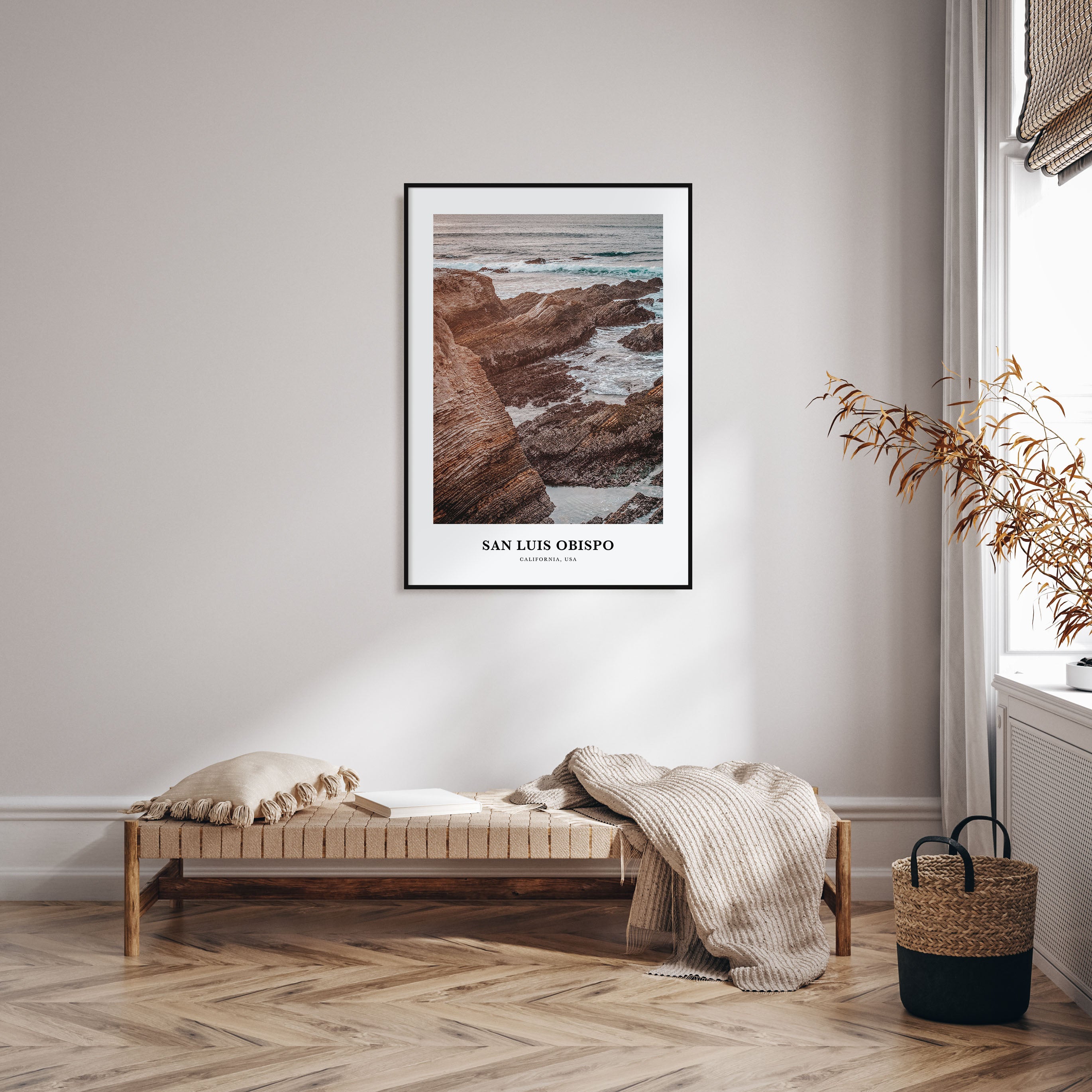 San Luis Obispo Portrait Color No 1 Poster