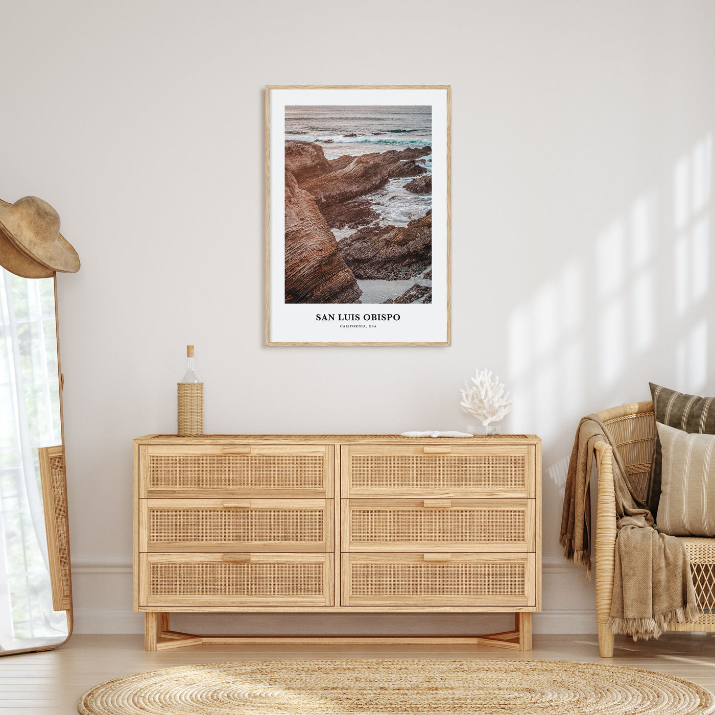 San Luis Obispo Portrait Color No 1 Poster