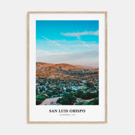San Luis Obispo Portrait Color No 2 Poster