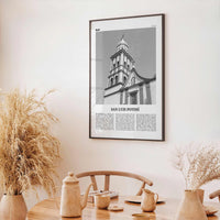 San Luis Potosi Print Black and White, San Luis Potosí Wall Art, San Luis Potosí Poster, San Luis Potosí Photo, San Luis Potosí Wall Décor