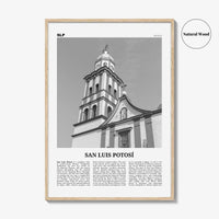 San Luis Potosi Print Black and White, San Luis Potosí Wall Art, San Luis Potosí Poster, San Luis Potosí Photo, San Luis Potosí Wall Décor