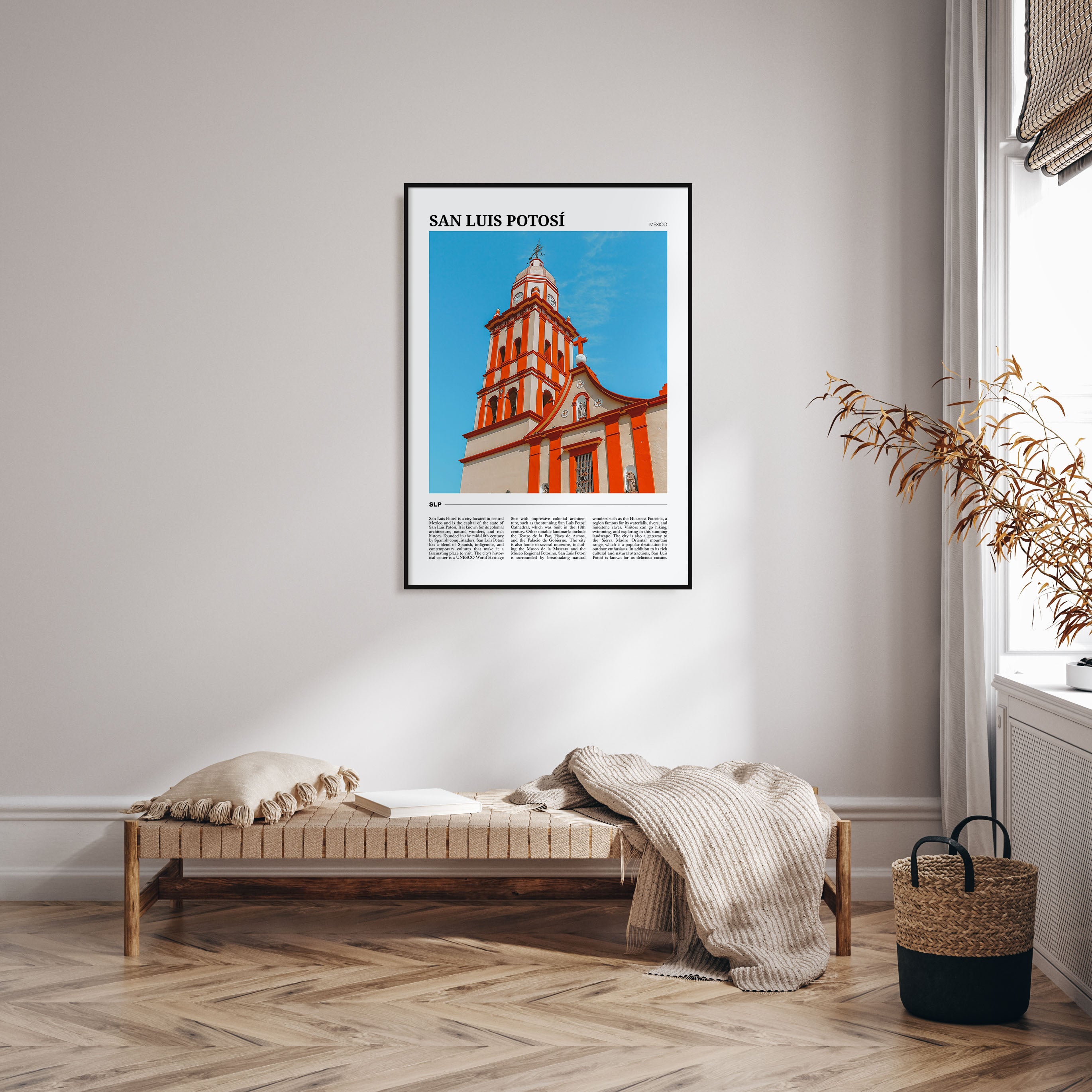 San Luis Potosí Travel Color Poster