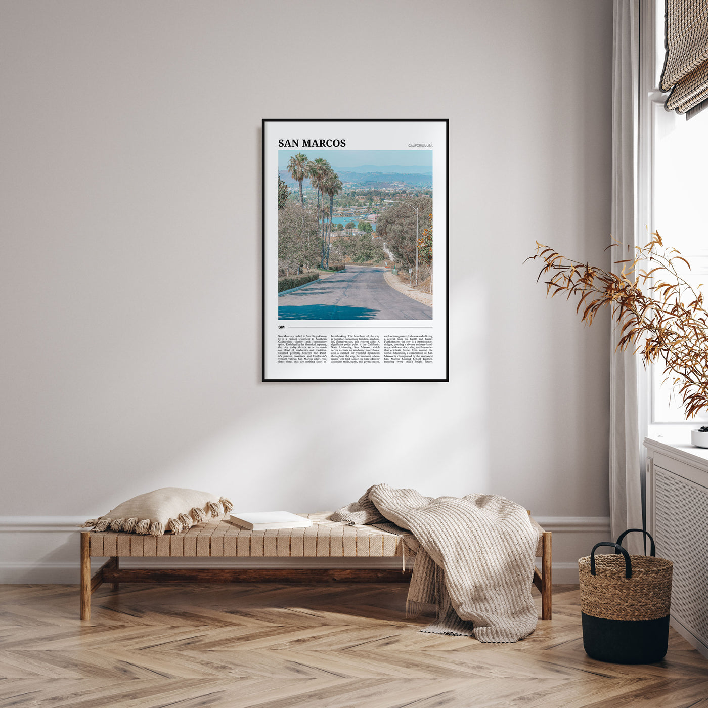 San Marcos Travel Color Poster