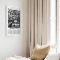 San Miguel de Allende Print Black and White, San Miguel de Allende Wall Art, San Miguel de Allende Poster, San Miguel de Allende, Mexico