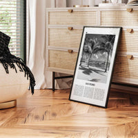 San Pedro Print Black and White Belize, San Pedro Wall Art, San Pedro Poster, San Pedro Photo, San Pedro Wall Décor