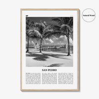 San Pedro Print Black and White Belize, San Pedro Wall Art, San Pedro Poster, San Pedro Photo, San Pedro Wall Décor