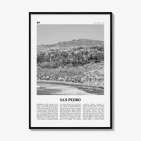 San Pedro Print Black and White California No 1, San Pedro Wall Art, San Pedro Poster, San Pedro Photo, San Pedro Wall Decor, USA
