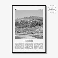 San Pedro Print Black and White California No 1, San Pedro Wall Art, San Pedro Poster, San Pedro Photo, San Pedro Wall Decor, USA