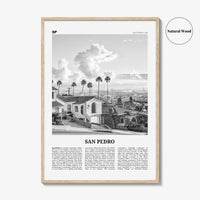 San Pedro Print Black and White California No 2, San Pedro Wall Art, San Pedro Poster, San Pedro Photo, San Pedro Wall Decor, USA