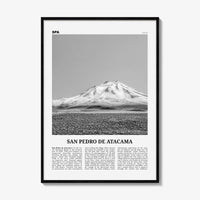 San Pedro de Atacama Print Black and White, San Pedro de Atacama Wall Art, San Pedro de Atacama Poster, San Pedro de Atacama Photo, Chile
