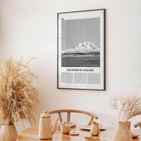 San Pedro de Atacama Print Black and White, San Pedro de Atacama Wall Art, San Pedro de Atacama Poster, San Pedro de Atacama Photo, Chile