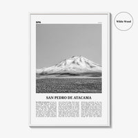 San Pedro de Atacama Print Black and White, San Pedro de Atacama Wall Art, San Pedro de Atacama Poster, San Pedro de Atacama Photo, Chile