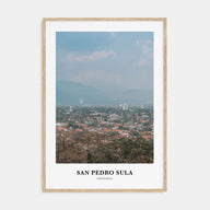 San Pedro Sula Portrait Color Poster
