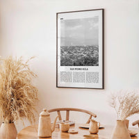 San Pedro Sula Print Black and White, San Pedro Sula Wall Art, San Pedro Sula Poster, San Pedro Sula Photo, San Pedro Sula Décor, Honduras