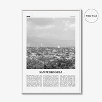 San Pedro Sula Print Black and White, San Pedro Sula Wall Art, San Pedro Sula Poster, San Pedro Sula Photo, San Pedro Sula Décor, Honduras