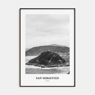 San Sebastián Portrait B&W No 1 Poster