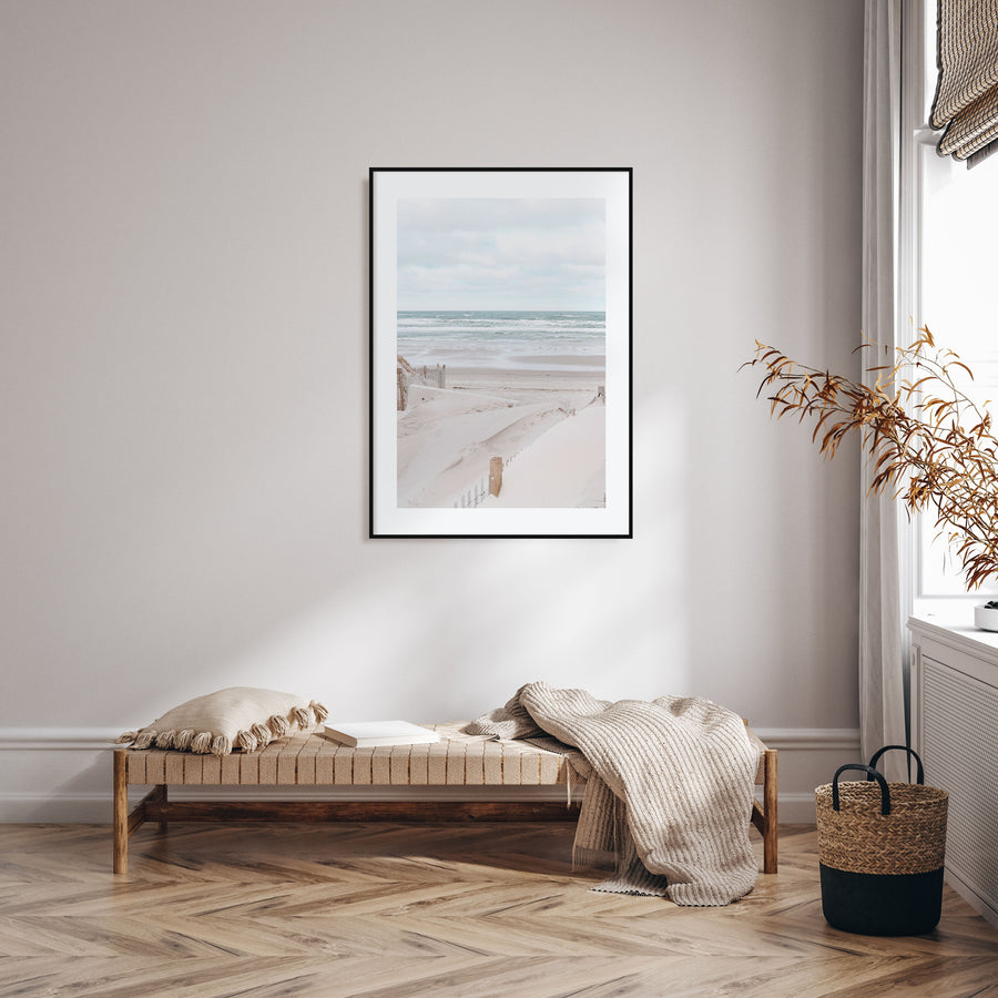 Sandy Beach Photo Color No 2 Poster