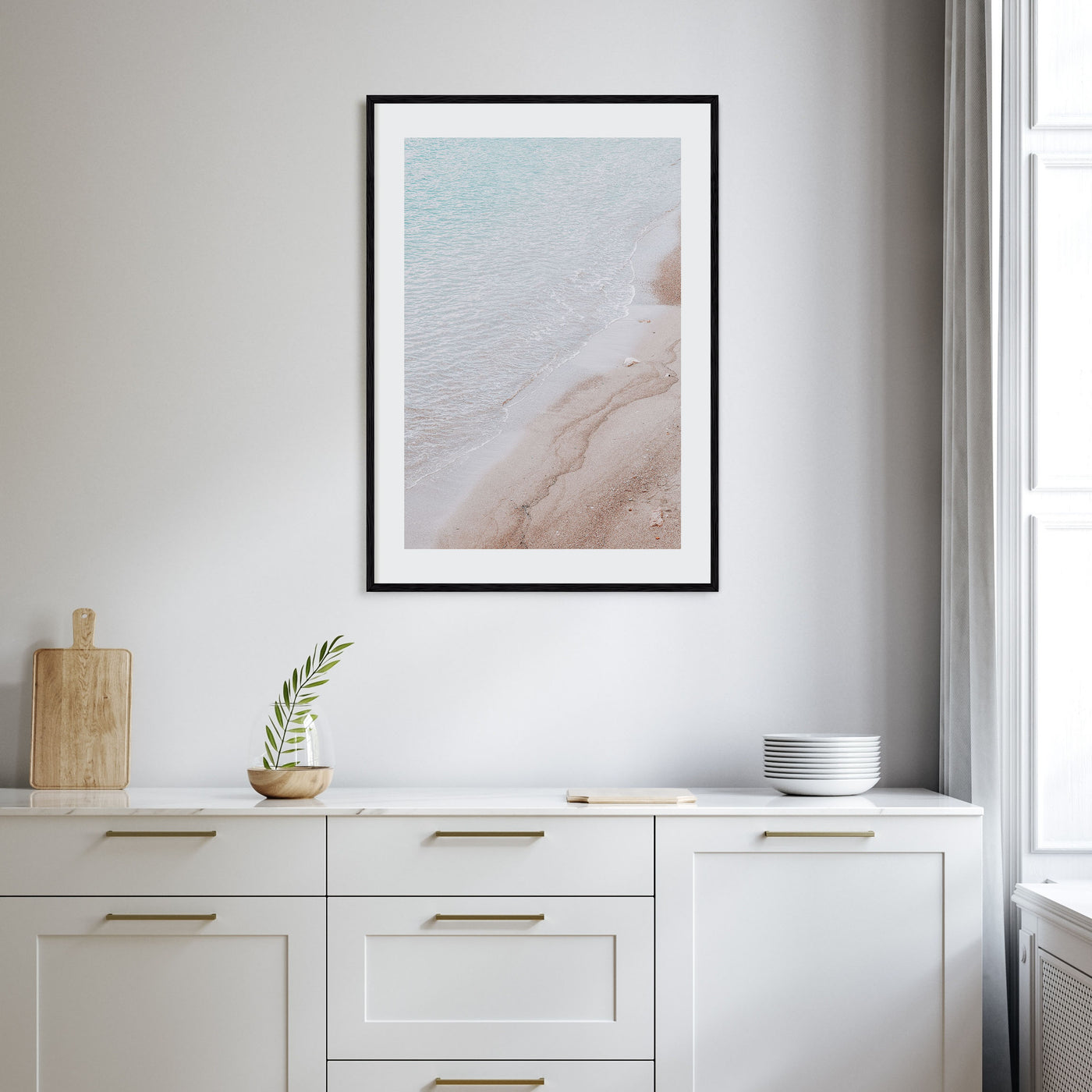 Sandy Beach Photo Color No 3 Poster