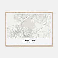 Sanford Map Landscape Poster