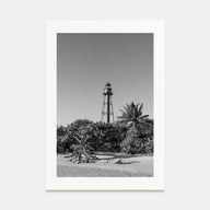 Sanibel Photo B&W Poster