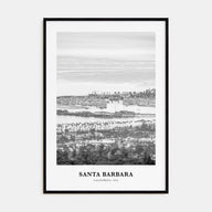 Santa Barbara Portrait B&W No 4 Poster