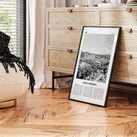 Santa Barbara Print Black and White No 4, Santa Barbara Wall Art, Santa Barbara Poster, California, USA, United States, North America