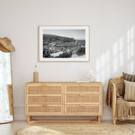Santa Catalina Island Landscape B&W Poster