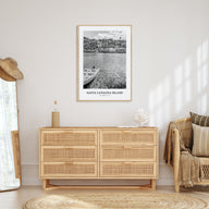 Santa Catalina Island Portrait B&W No 1 Poster