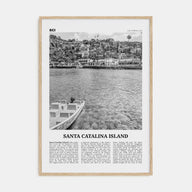 Santa Catalina Island Travel B&W No 1 Poster