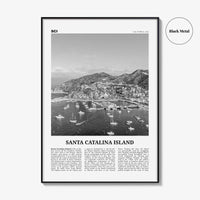 Santa Catalina Island Print Black and White No 2, Santa Catalina Island Wall Art, Santa Catalina Island Poster, Santa Catalina, California