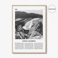 Santa Catarina Print Black and White, Santa Catarina Wall Art, Santa Catarina Poster, Santa Catarina Photo, Santa Catarina Décor, Brazil